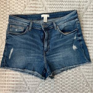 H&M denim shorts size 12
